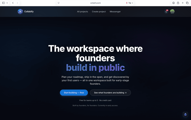 Collabify — скриншот 1 из 5